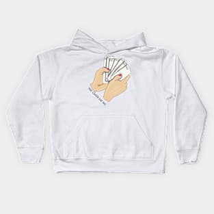 The cards say no Kids Hoodie